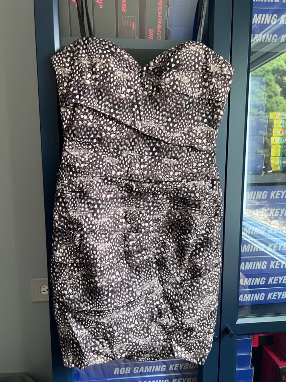 Bcbgmaxazria Magde strapless mini dress size 4